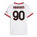 Maillot de foot AC Milan Tammy Abraham #90 Extérieur vêtements Femmes 2024-25 Manches Courtes